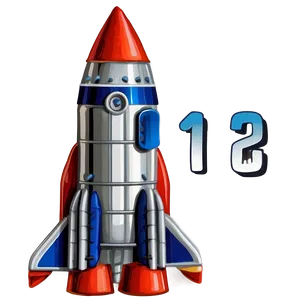 Vintage Rocket Png 04292024 PNG image