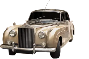 Vintage Rolls Royce Silver Cloud PNG image