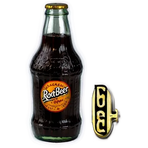 Vintage Root Beer Bottle Png Xqt PNG image