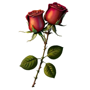 Vintage Rose A PNG image