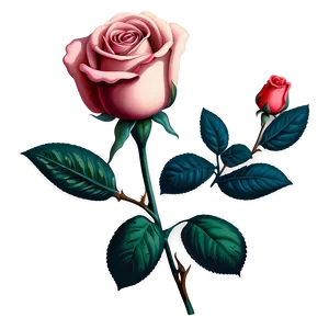 Vintage Rose Beauty PNG 06292024