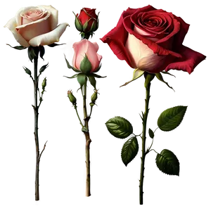 Vintage Rose Memento PNG Ndk53 PNG