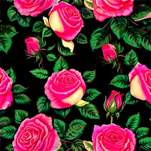 Vintage Roses Wallpaper PNG 05042024
