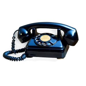 Vintage Rotary Phone Design Png 06252024 PNG image