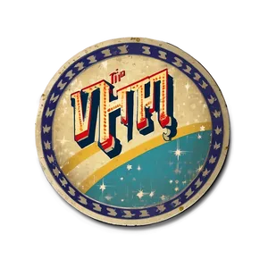 Vintage Round Sticker Png Ife PNG image