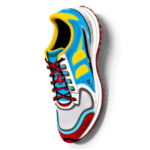 Vintage Running Shoe PNG Elg