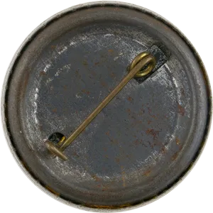 Vintage Safety Pinon Metal Dish PNG image