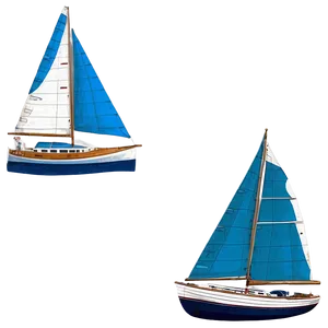 Vintage Sailboat Design Png 05242024 PNG image