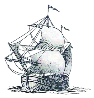 Vintage Sailing Ship Illustration
