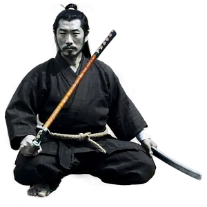 Vintage Samurai PNG 05212024