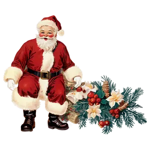 Vintage Santa Claus Png 25 PNG image