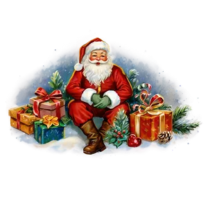 Vintage Santa Claus Png Djy69 PNG image