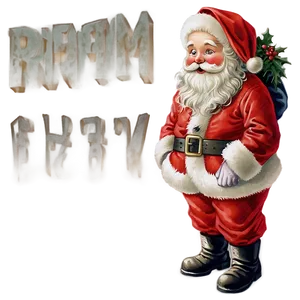 Vintage Santa Claus Png Rel34 PNG image