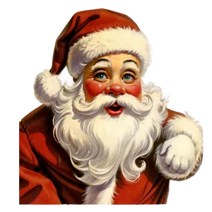 Vintage Santa Claus Png Yue PNG image