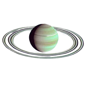 Vintage Saturn Drawing Png 64 PNG image