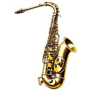 Vintage Saxophone Illustration Png 05252024 PNG image