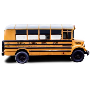 Vintage School Bus Side View Png 42 PNG image