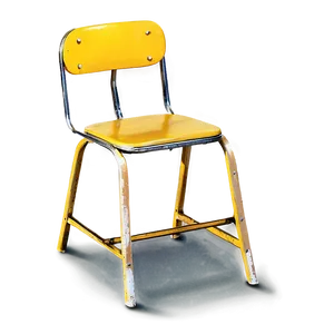 Vintage School Chair Png 60 PNG image