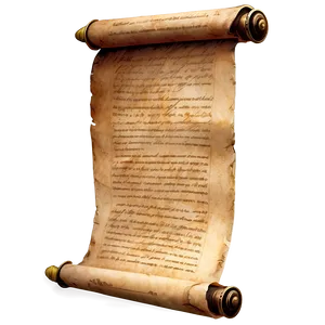 Vintage Scroll Parchment PNG Mdm91 PNG