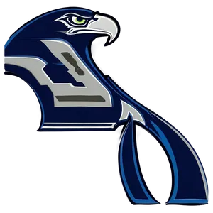 Vintage Seahawks Logo PNG 26