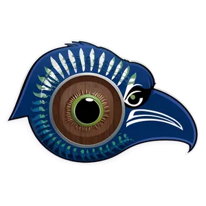 Vintage Seahawks Logo PNG Deb