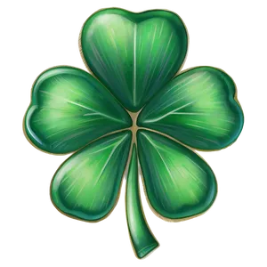 Vintage Shamrock Illustration PNG 05242024