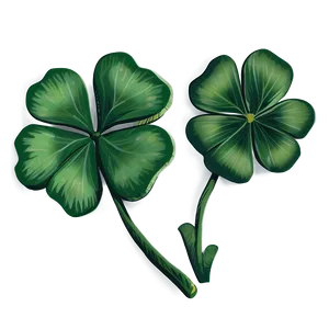 Vintage Shamrock Illustration PNG 33 PNG