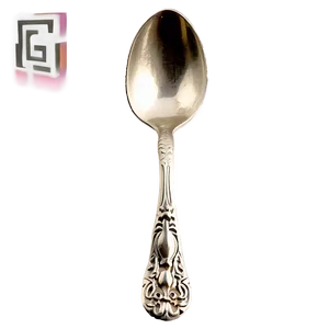 Vintage Silver Spoon PNG Cmj PNG