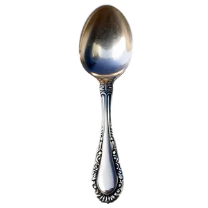 Vintage Silver Spoon PNG Qme PNG