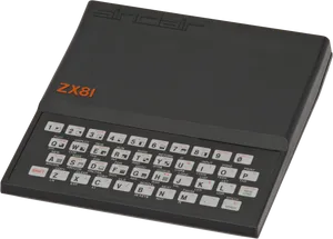 Vintage Sinclair Z X81 Computer PNG image