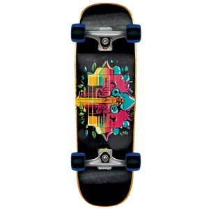 Vintage Skateboard Png Pwa5 PNG image