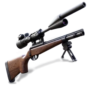 Vintage Sniper Rifle PNG 06262024