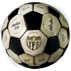 Vintage Soccer Ball Png 04292024 PNG image