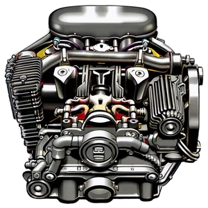 Vintage Sports Car Engine Operation PNG 95 PNG