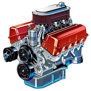 Vintage Sports Car Engine Operation PNG Hpp92 PNG