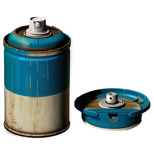 Vintage Spray Paint Can PNG 05252024