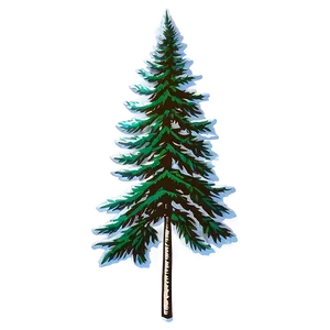 Vintage Spruce Tree Engraving Png 36 PNG image