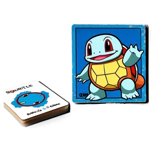 Vintage Squirtle Card PNG 05212024
