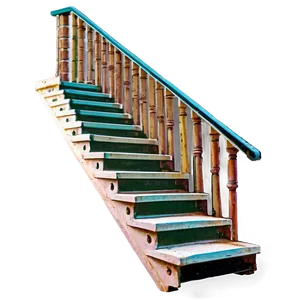 Vintage Staircase PNG 58