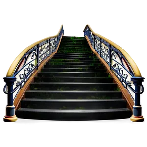 Vintage Staircase PNG Yij
