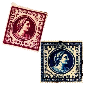 Vintage Stamp Abstract PNG Kup PNG