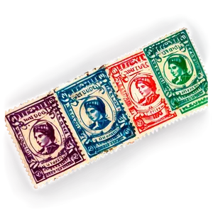 Vintage Stamp Border PNG Uum97 PNG