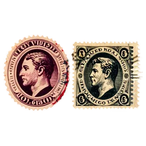 Vintage Stamp Collection Png Pmb76 PNG image