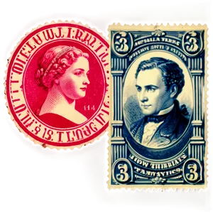 Vintage Stamp Template PNG Vba