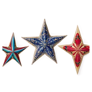 Vintage Star Pattern Png Yop2 PNG image