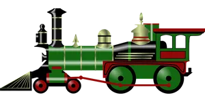Vintage Steam Train Illustration PNG image
