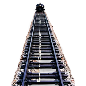 Vintage Steam Train Tracks Png Aod20 PNG image