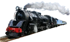 Vintage Steam Trainin Motion PNG