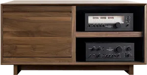 Vintage Stereo Cabinet PNG image