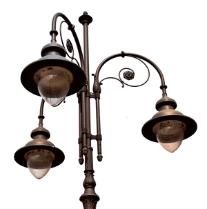 Vintage Street Lamp Design PNG image